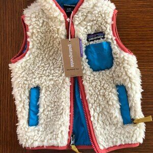 NWT Patagonia Baby Retro-X Fleece Vest, 3-6months